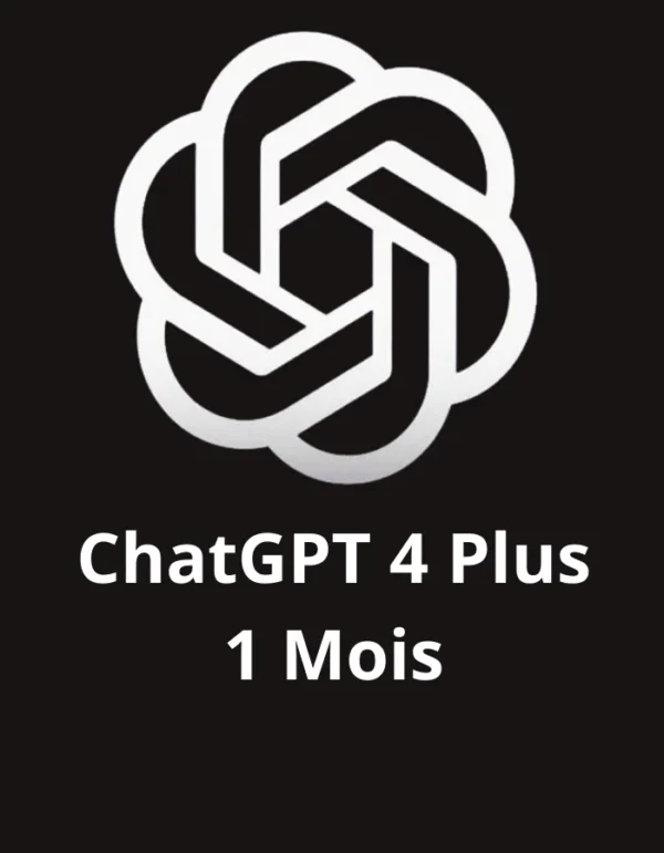 1-5 Abonnement ChatGPT 4 Plus 1 Mois