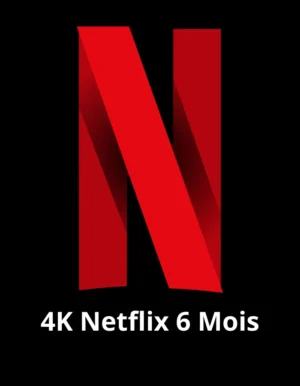 Abonnement 4K Netflix–6 mois