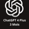 Abonnement ChatGPT 4 Plus  3 Mois