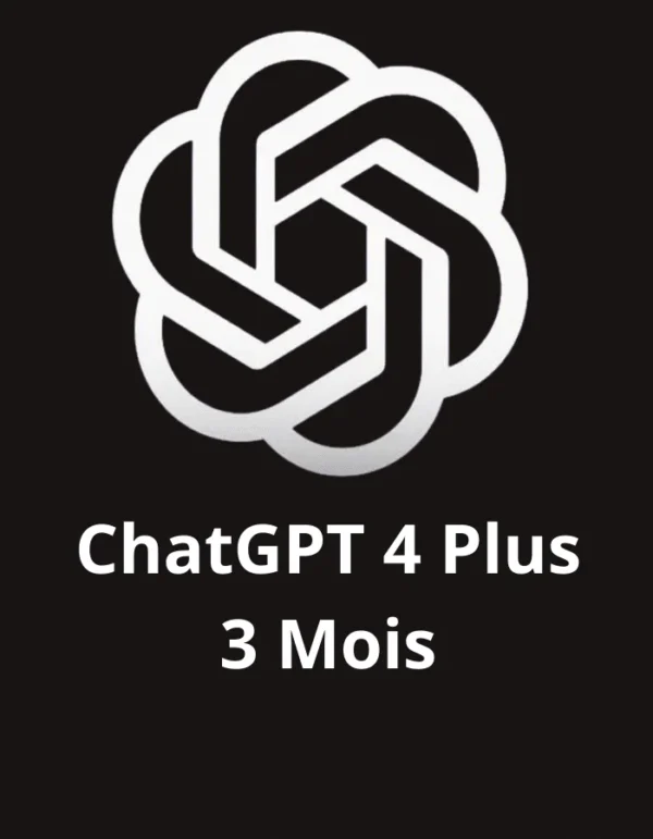 2-4 Abonnement ChatGPT 4 Plus 3 Mois