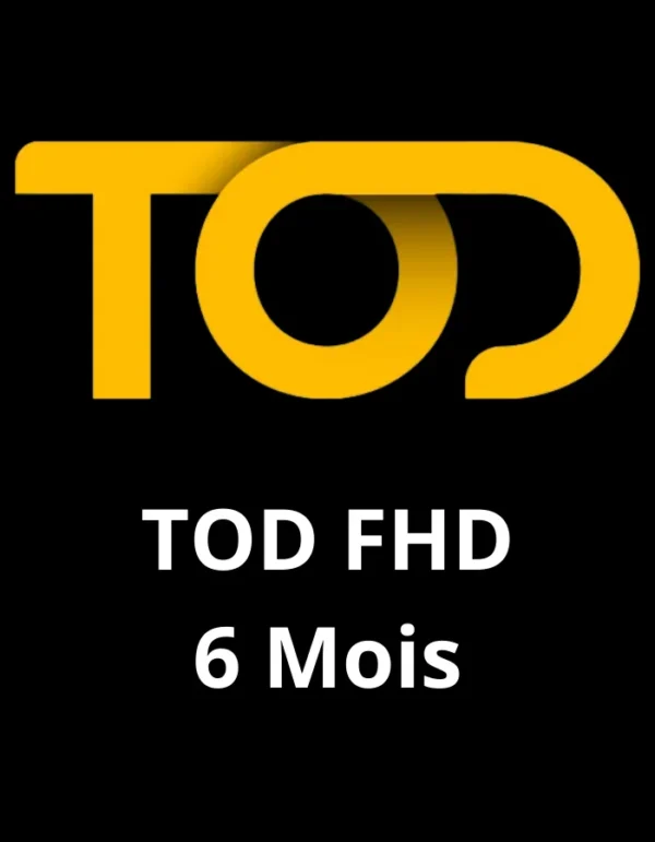 5-8 Abonnement TOD FHD –6 mois