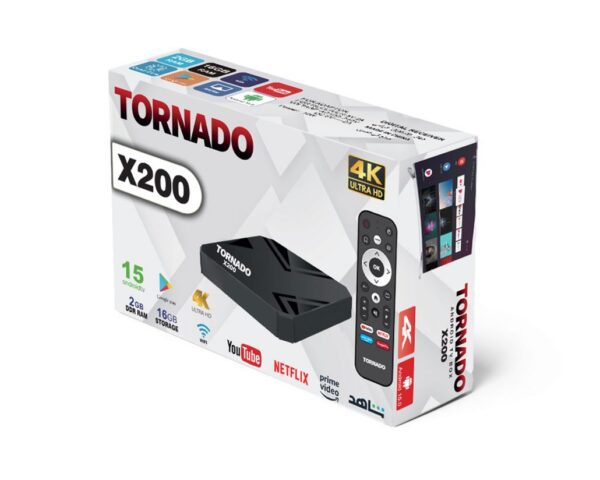 TORNADO X200 + ( ABONNEMENT IPTV 12Mois )