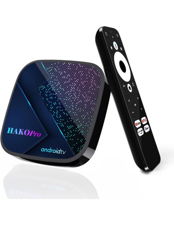 hako-pro-tv-box-android-11-certification-google-4gb-ram-64gb-rom (1) Hako pro + ( ABONNEMENT IPTV 12Mois )
