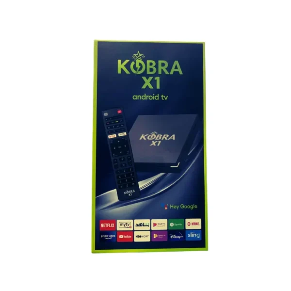 kobra-x1-android-tv-2go-ram-16-go-rom-android-13-12-mois-iptv KOBRA X1 + ( ABONNEMENT IPTV 12Mois )